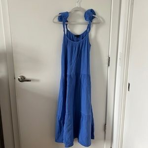 Blue maxi dress